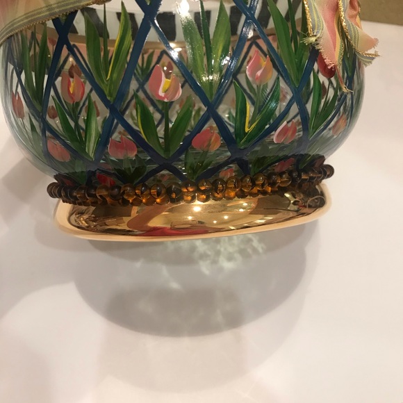 1983 McKenzie Childs Glass Bowl Retired item - Picture 4 of 8